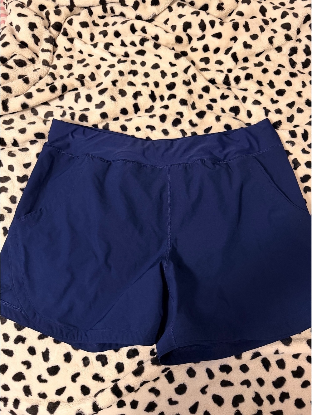 Lands' End Women's Navy Blue Athletic Shorts Size 18
